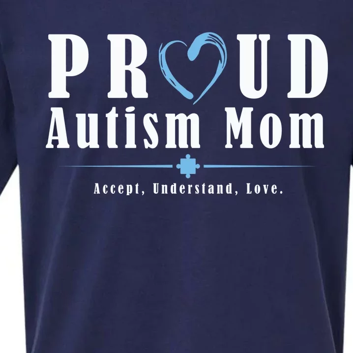 Proud Autism Mom Accept Understand Love Sueded Cloud Jersey T-Shirt