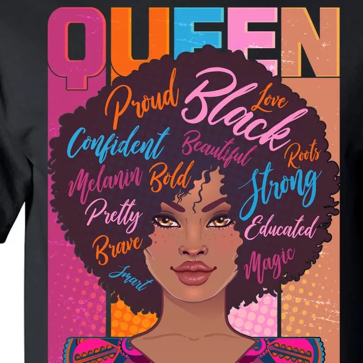 Proud Black African American Queen Tall T-Shirt