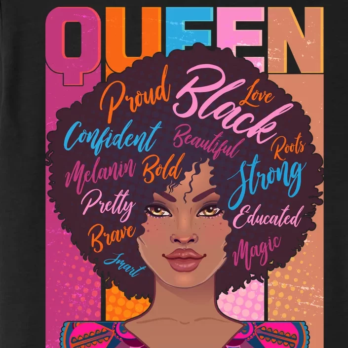 Proud Black African American Queen ChromaSoft Performance T-Shirt