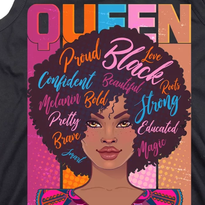 Proud Black African American Queen Tank Top