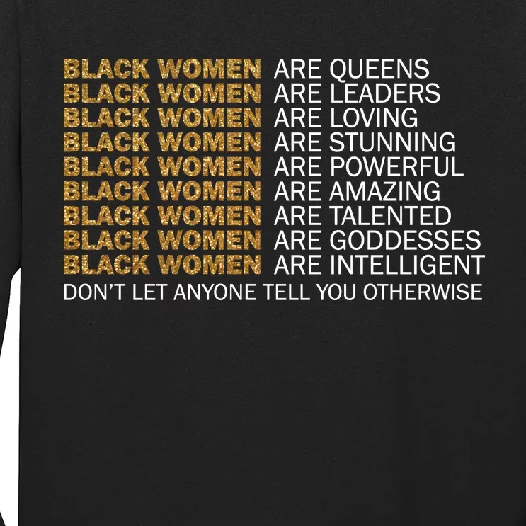 Proud Black Women Are Amazing Long Sleeve Shirt