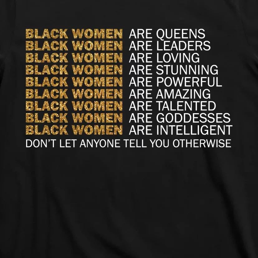 Proud Black Women Are Amazing T-Shirt