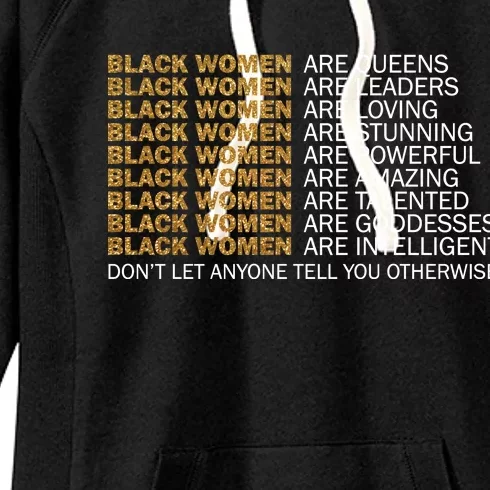 Proud Black Women Are Amazing Women's Fleece Hoodie