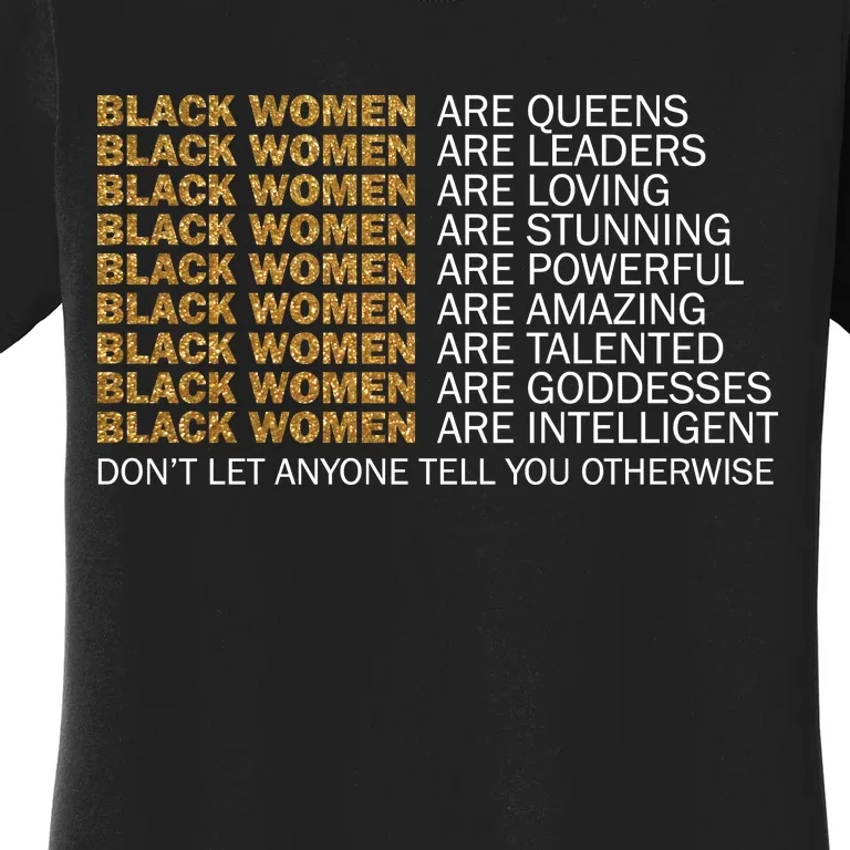 Proud Black Women Are Amazing Women's T-Shirt