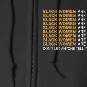 Proud Black Women Are Amazing Full Zip Hoodie