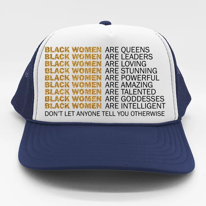 Proud Black Women Are Amazing Trucker Hat