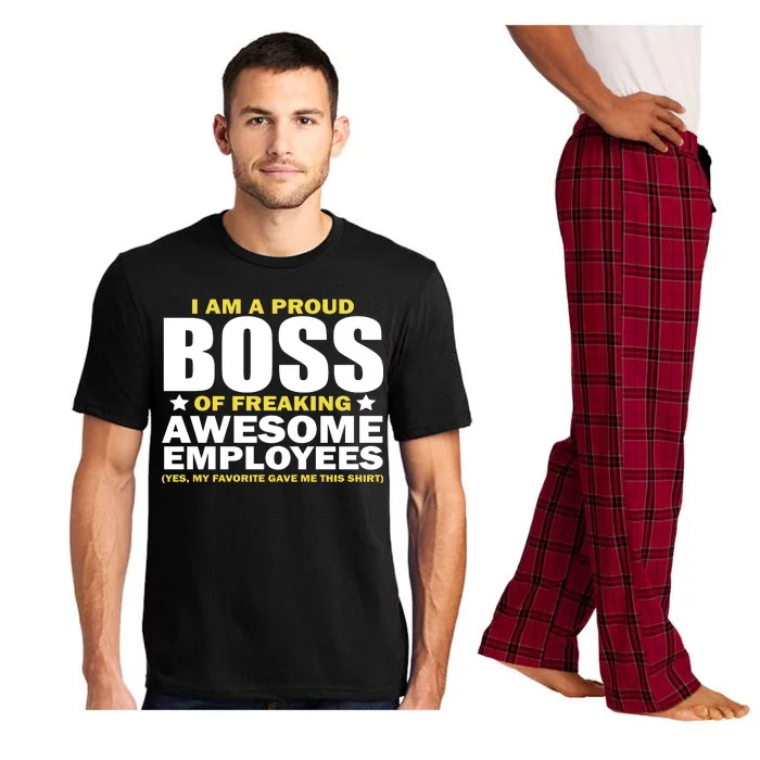 Proud Boss Of Freaking Awesome Employees Pajama Set