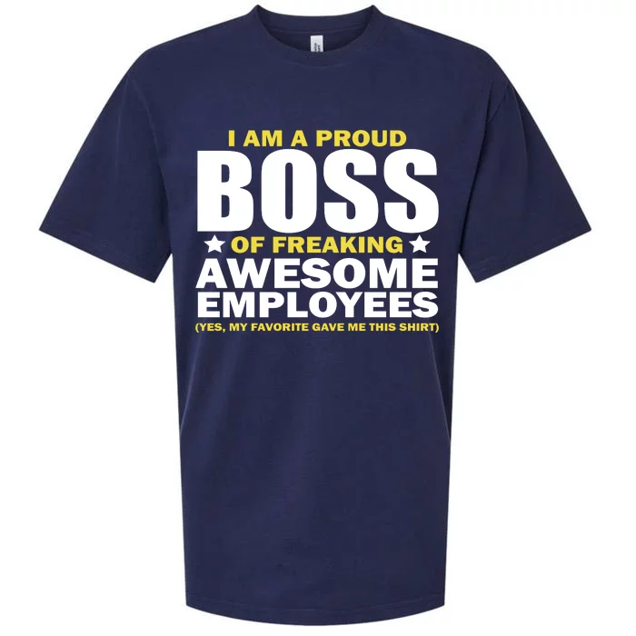 Proud Boss Of Freaking Awesome Employees Sueded Cloud Jersey T-Shirt