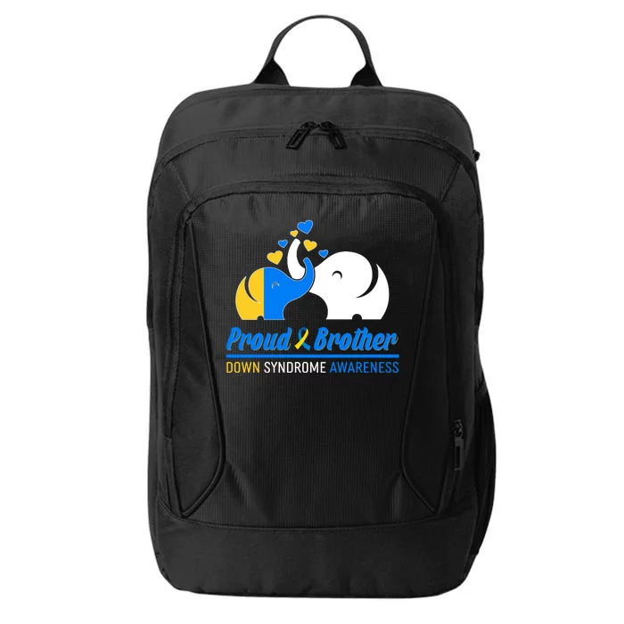 Proud Brother Down Syndrome Awareness Elephants City Backpack