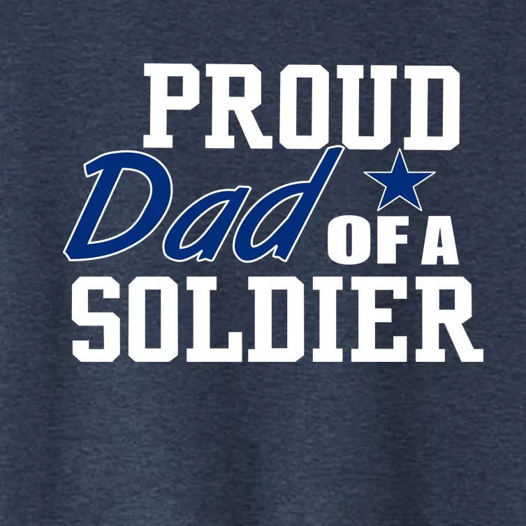 Proud Dad of A Soldier Women's Crop Top Tee