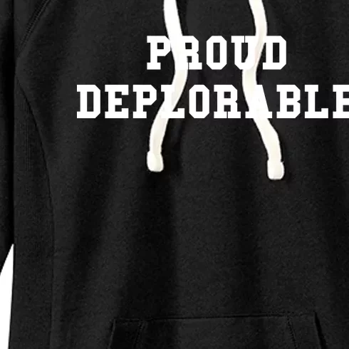 Proud Deplorable Women's Fleece Hoodie