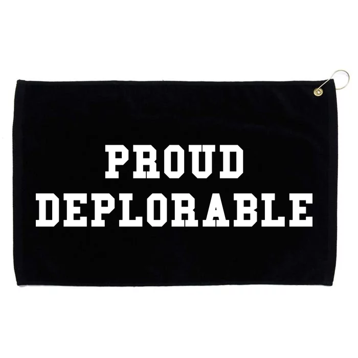 Proud Deplorable Grommeted Golf Towel