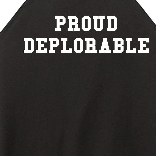 Proud Deplorable Women’s Perfect Tri Rocker Tank