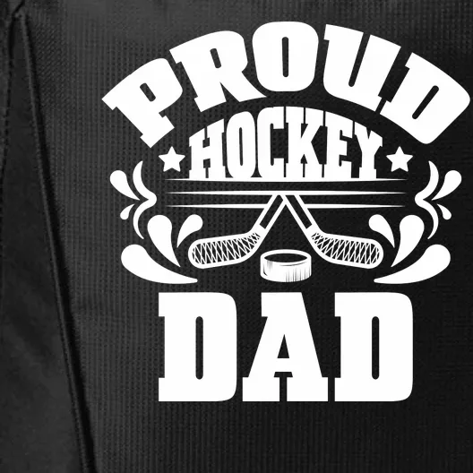 Proud Hockey Dad City Backpack