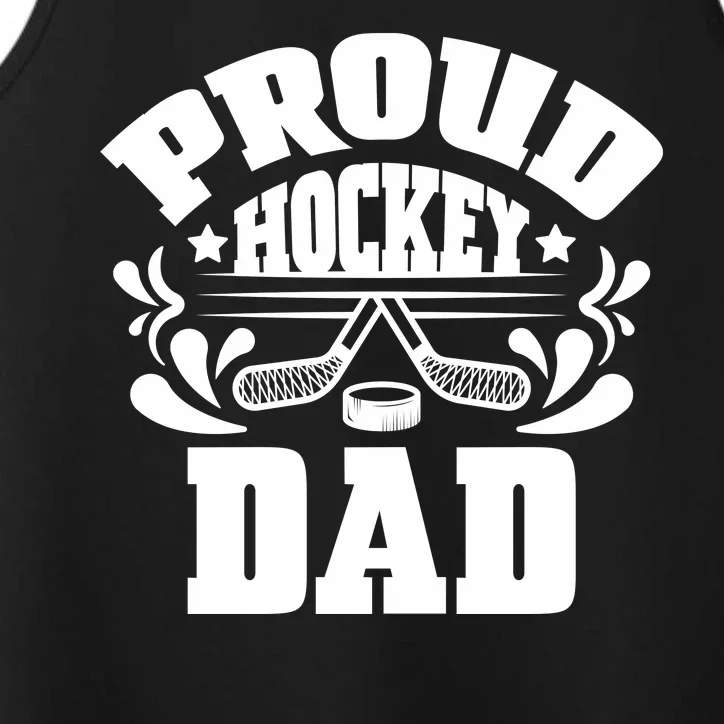 Proud Hockey Dad Performance Tank