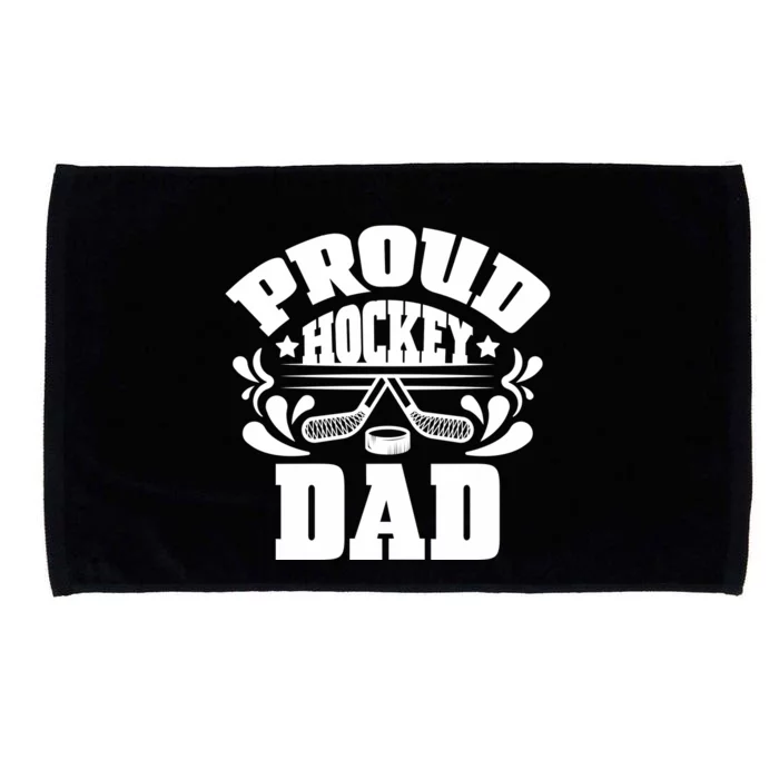 Proud Hockey Dad Microfiber Hand Towel