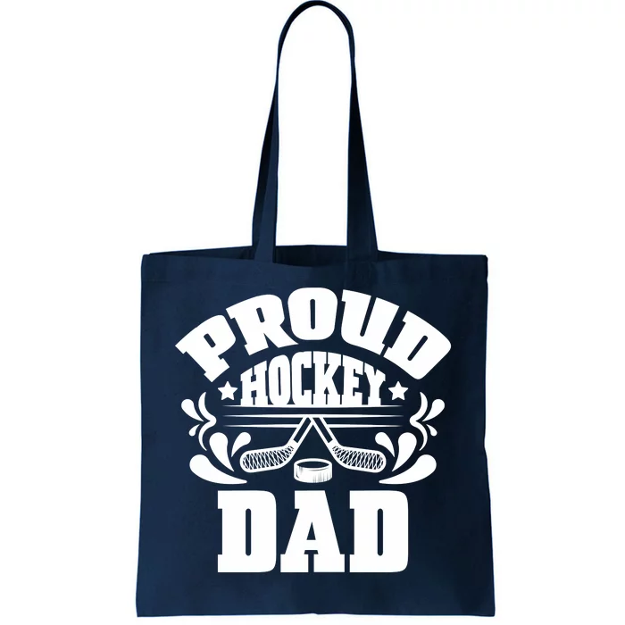 Proud Hockey Dad Tote Bag