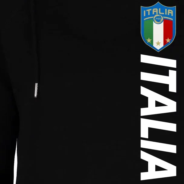 Proud Italian Italia Soccer Jersey Champs Womens Funnel Neck Pullover Hood