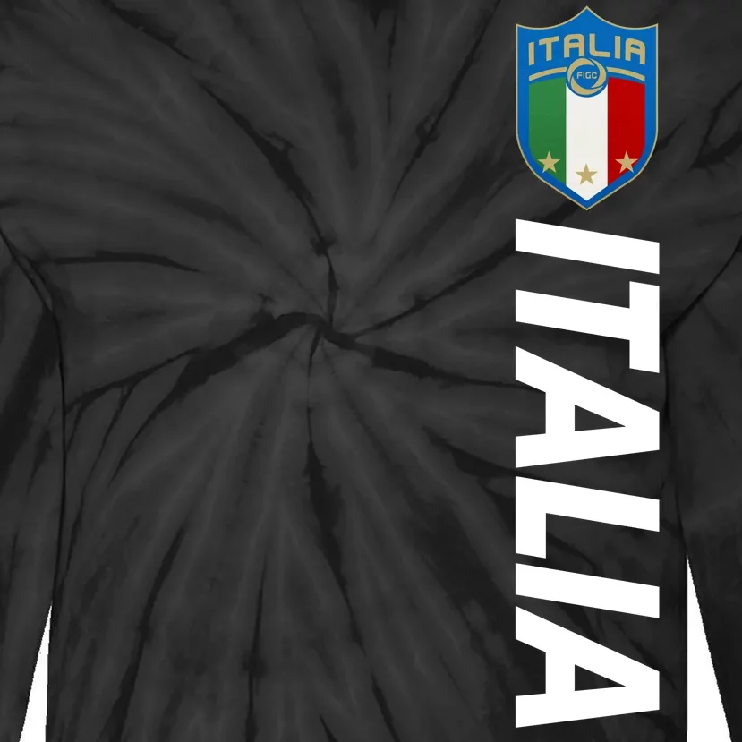 Proud Italian Italia Soccer Jersey Champs Tie-Dye Long Sleeve Shirt