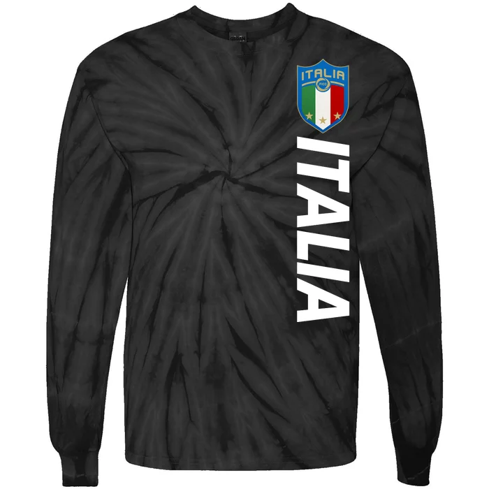 Proud Italian Italia Soccer Jersey Champs Tie-Dye Long Sleeve Shirt