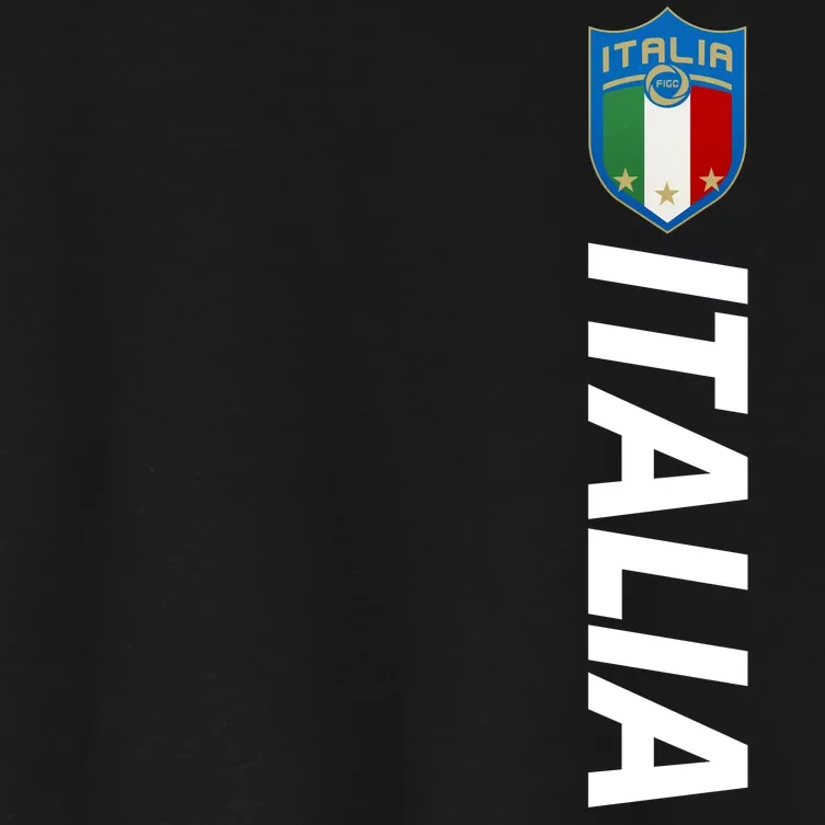 Proud Italian Italia Soccer Jersey Champs Women's Crop Top Tee