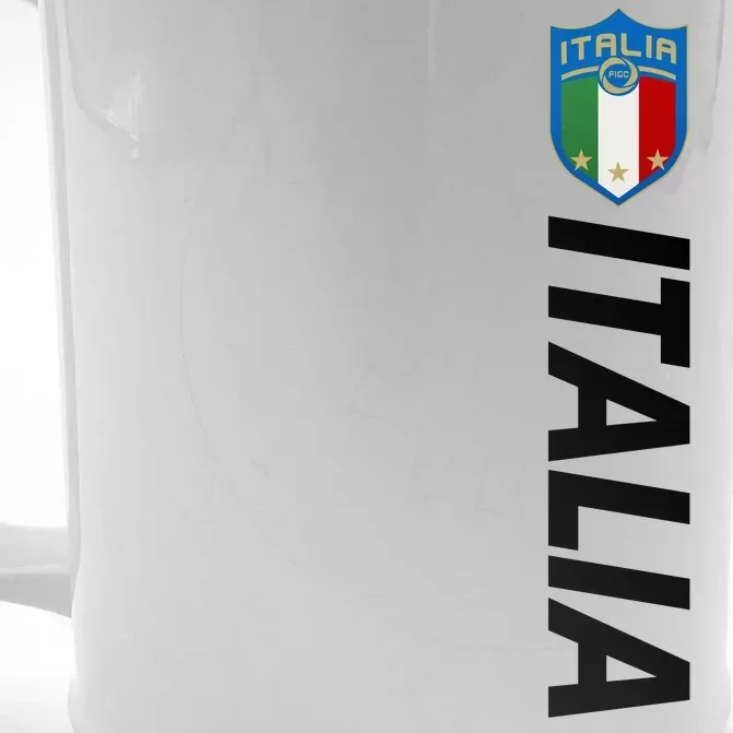 Proud Italian Italia Soccer Jersey Champs Front & Back Beer Stein