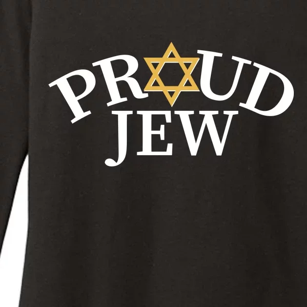 Proud Jew Jewish Star Logo Womens CVC Long Sleeve Shirt