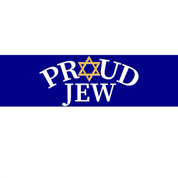 Proud Jew Jewish Star Logo Bumper Sticker