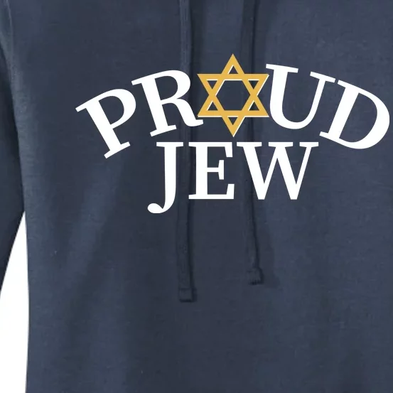 Proud Jew Jewish Star Logo Women's Pullover Hoodie