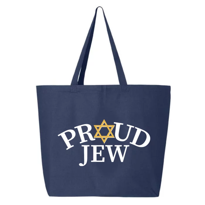 Proud Jew Jewish Star Logo 25L Jumbo Tote