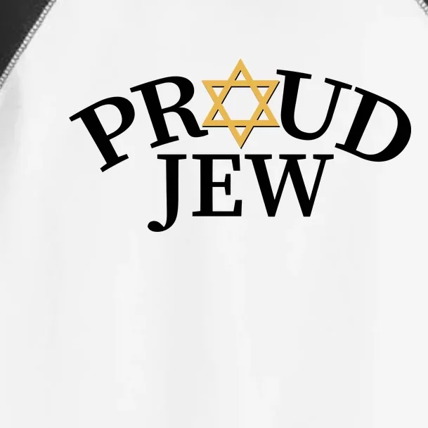 Proud Jew Jewish Star Logo Toddler Fine Jersey T-Shirt