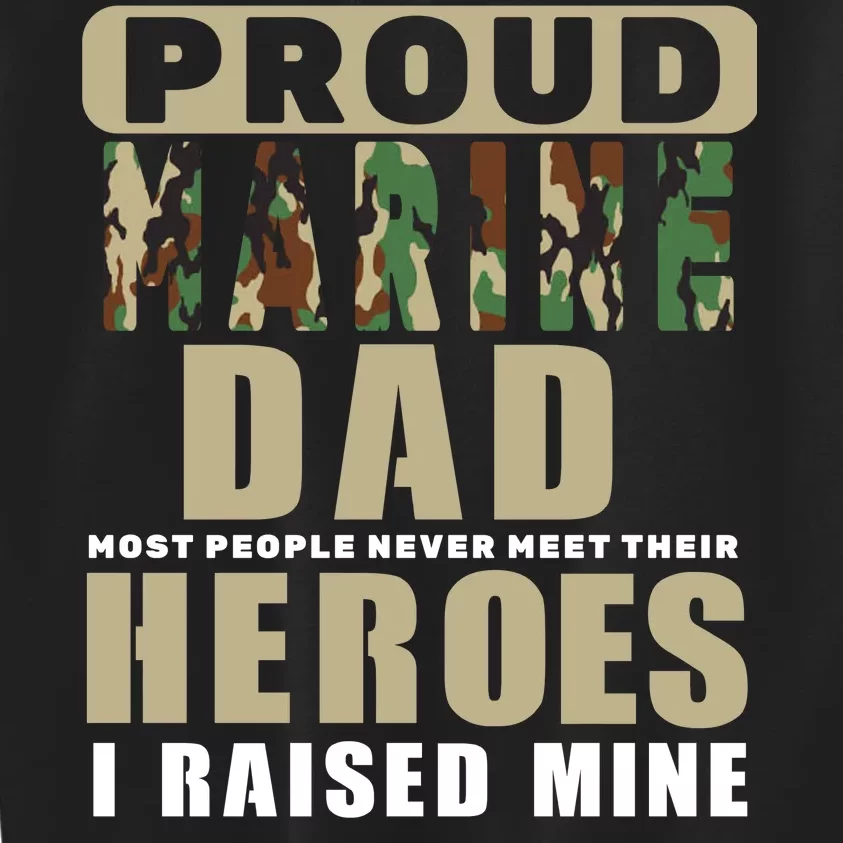 Proud Marine Dad Kids Sweatshirt