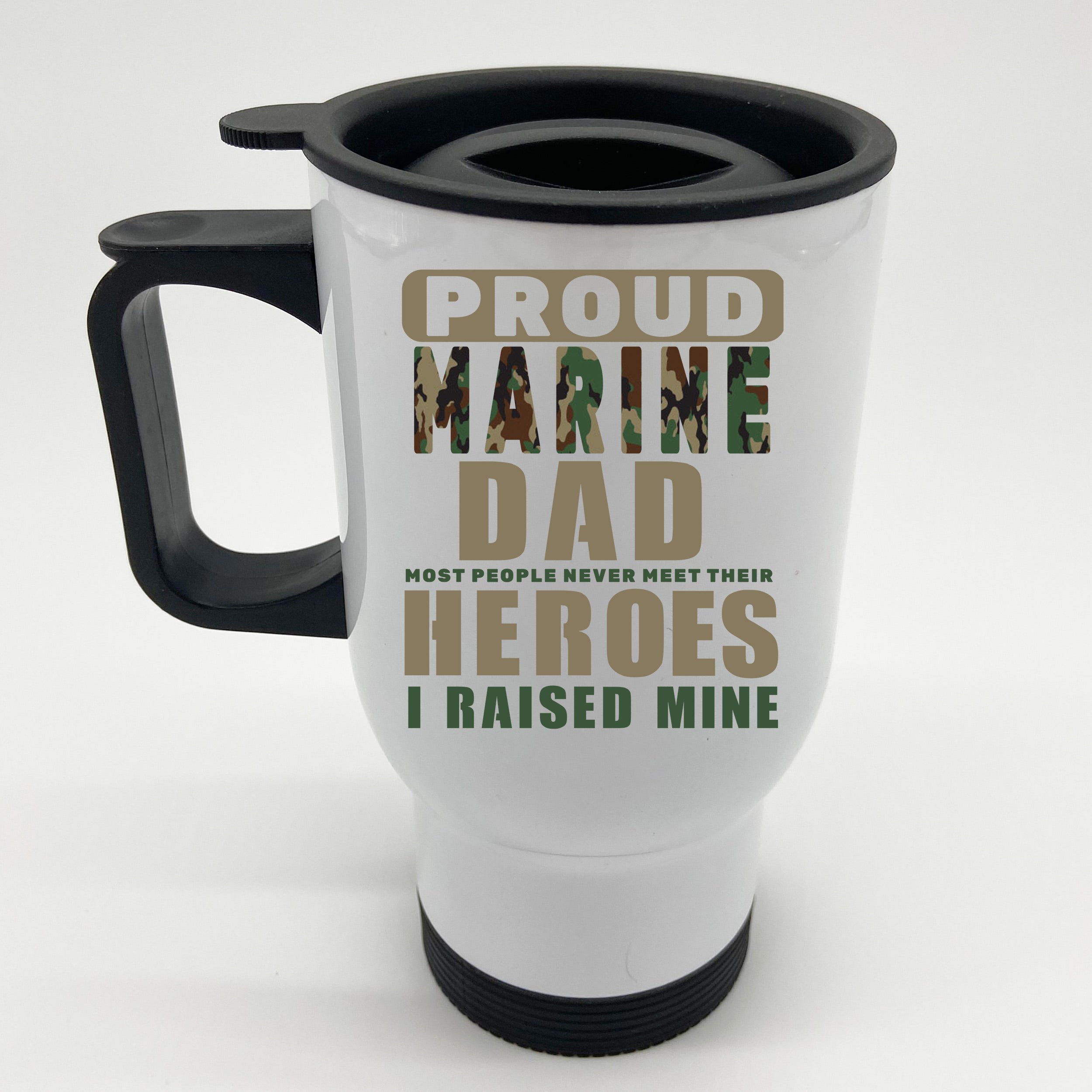 Proud Marine Dad Insulated Mug