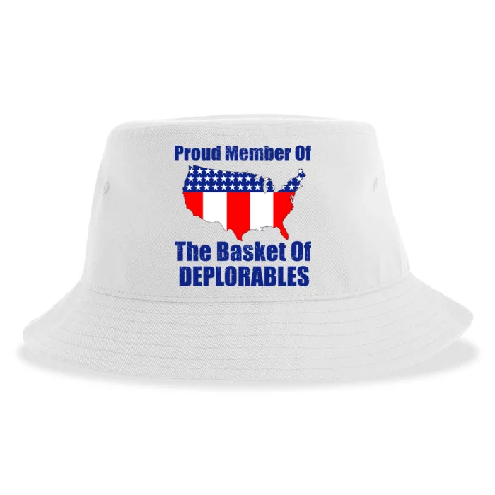 Proud Member Of The Basket Of Deplorables Sustainable Bucket Hat