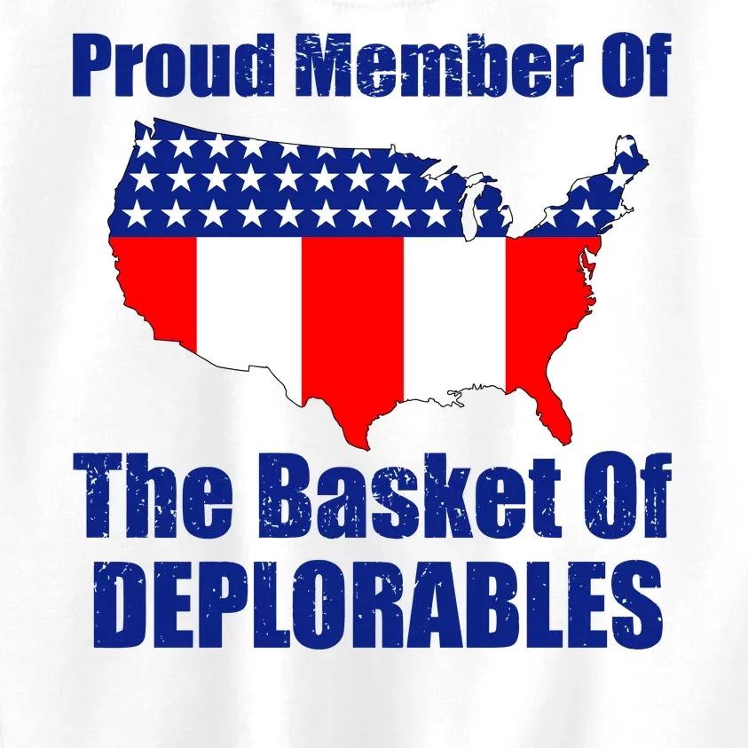 Proud Member Of The Basket Of Deplorables Kids Sweatshirt