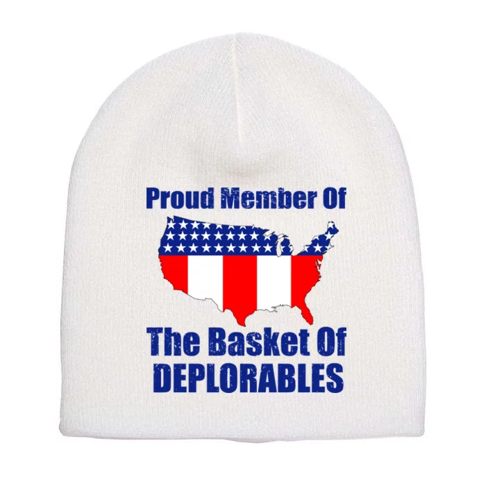 Proud Member Of The Basket Of Deplorables Short Acrylic Beanie