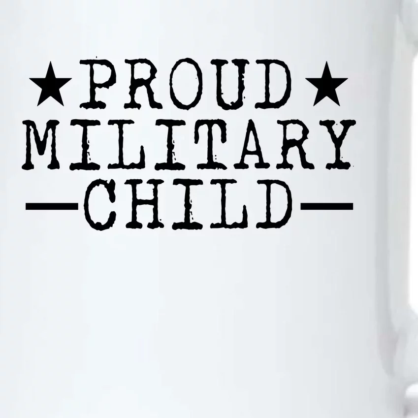 Proud Military Child Black Color Changing Mug