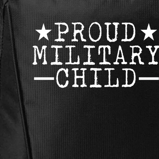 Proud Military Child City Backpack