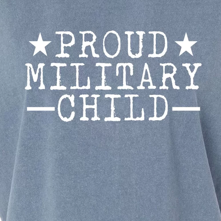 Proud Military Child Garment-Dyed Women's Muscle Tee