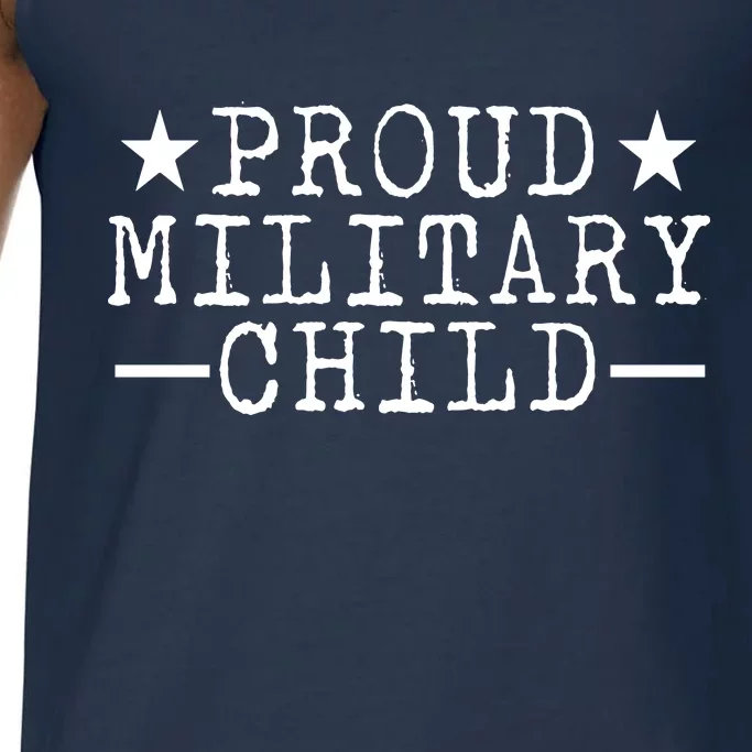 Proud Military Child Comfort Colors® Tank Top