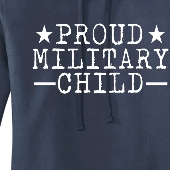 Proud Military Child Women's Pullover Hoodie