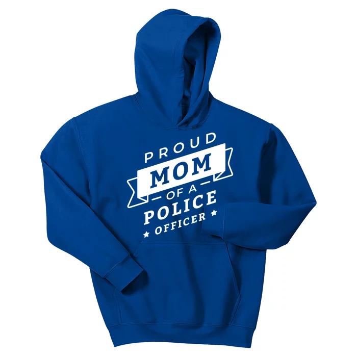 Proud Mom Of A Police Officer Kids Hoodie