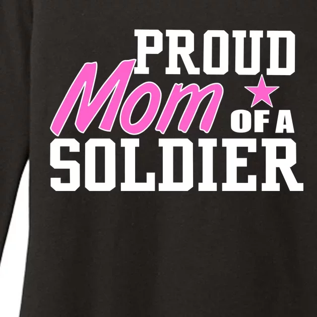 Proud Mom of A Soldier Womens CVC Long Sleeve Shirt