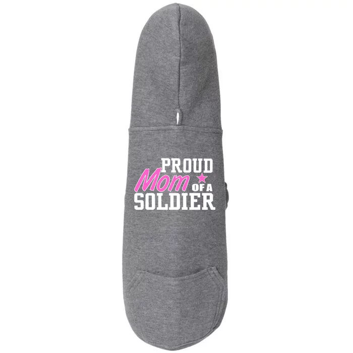 Proud Mom of A Soldier Doggie 3-End Fleece Hoodie