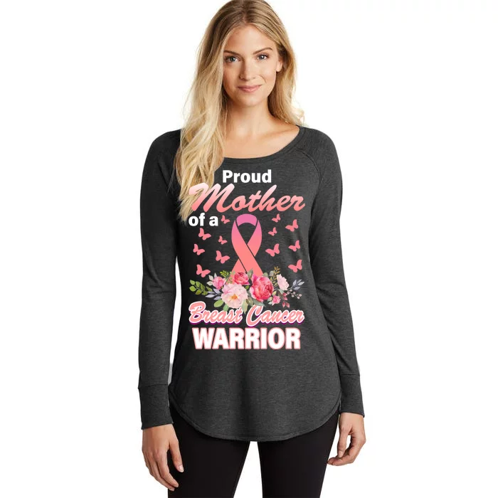 Proud Mother Of A Breast Cancer Warrior Women's Perfect Tri Tunic Long Sleeve Shirt