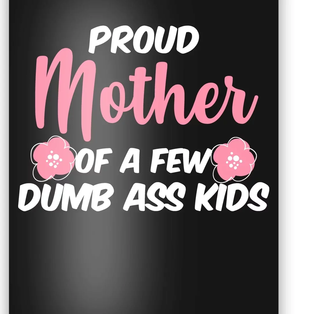 Proud Mother Of A Few Dumbass Kids Poster