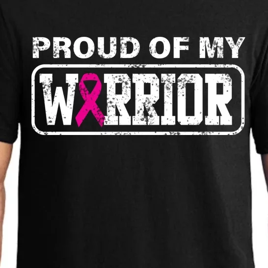 Proud Of My Warrior Breast Cancer Pajama Set