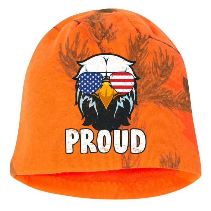 Proud Patriotic Eagle Kati - Camo Knit Beanie