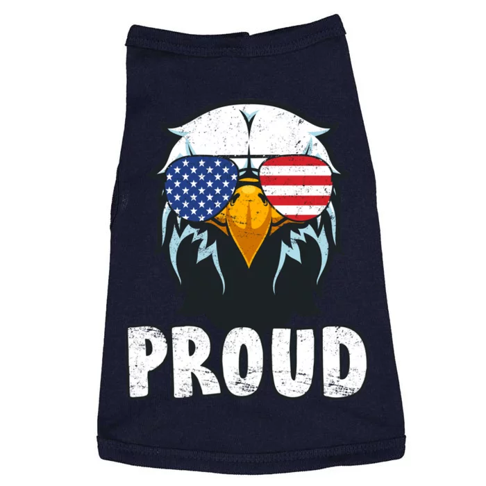 Proud Patriotic Eagle Doggie Tank