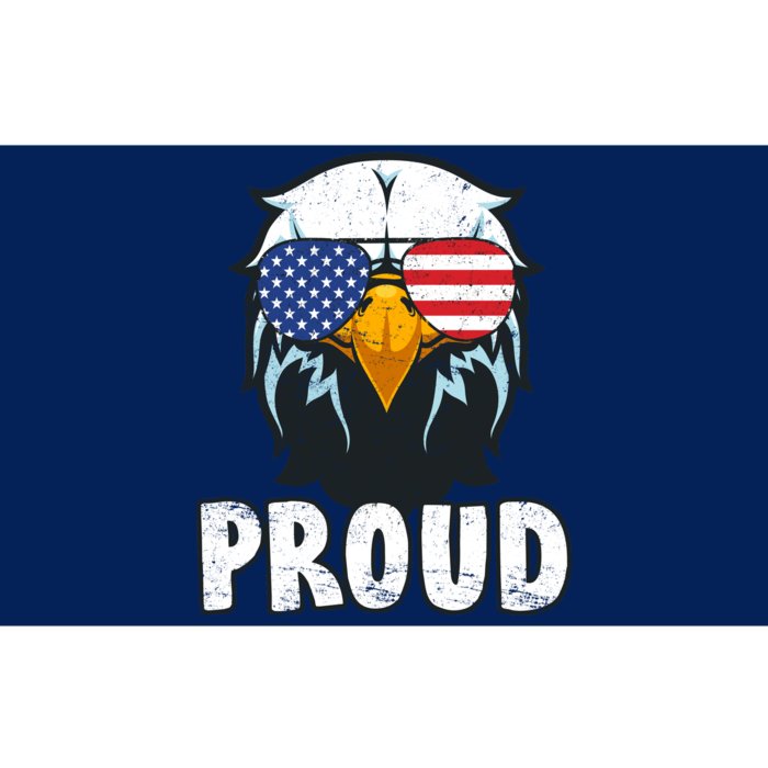 Proud Patriotic Eagle Bumper Sticker